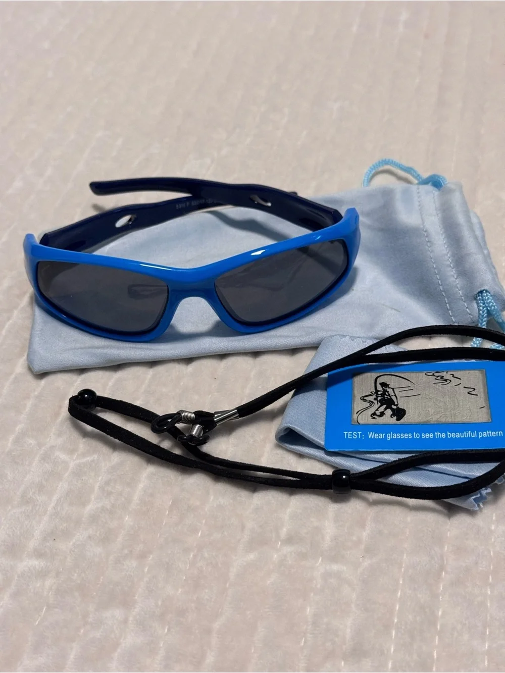 Kids Polarized Sports Sunglasses | Includes Strap~Pouch